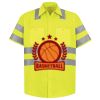 Men's High Visibility Safety Short Sleeve Work Shirt Thumbnail