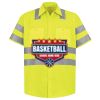 Men's High Visibility Safety Short Sleeve Work Shirt Thumbnail