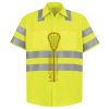 Men's High Visibility Safety Short Sleeve Work Shirt Thumbnail
