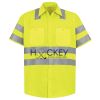 Men's High Visibility Safety Short Sleeve Work Shirt Thumbnail