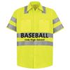 Men's High Visibility Safety Short Sleeve Work Shirt Thumbnail