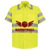Men's High Visibility Safety Short Sleeve Work Shirt Thumbnail
