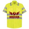 Men's High Visibility Safety Short Sleeve Work Shirt Thumbnail