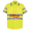 Men's High Visibility Safety Short Sleeve Work Shirt Thumbnail