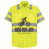 Men's High Visibility Safety Short Sleeve Work Shirt Thumbnail