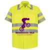 Men's High Visibility Safety Short Sleeve Work Shirt Thumbnail