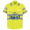 Men's High Visibility Safety Short Sleeve Work Shirt Thumbnail