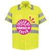 Men's High Visibility Safety Short Sleeve Work Shirt Thumbnail