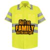 Men's High Visibility Safety Short Sleeve Work Shirt Thumbnail