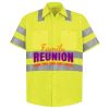 Men's High Visibility Safety Short Sleeve Work Shirt Thumbnail