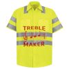 Men's High Visibility Safety Short Sleeve Work Shirt Thumbnail
