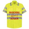 Men's High Visibility Safety Short Sleeve Work Shirt Thumbnail