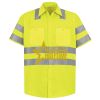 Men's High Visibility Safety Short Sleeve Work Shirt Thumbnail