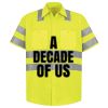 Men's High Visibility Safety Short Sleeve Work Shirt Thumbnail