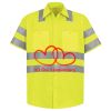 Men's High Visibility Safety Short Sleeve Work Shirt Thumbnail