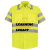 Men's High Visibility Safety Short Sleeve Work Shirt Thumbnail