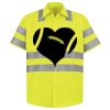 Men's High Visibility Safety Short Sleeve Work Shirt Thumbnail