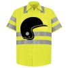 Men's High Visibility Safety Short Sleeve Work Shirt Thumbnail