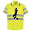 Men's High Visibility Safety Short Sleeve Work Shirt Thumbnail