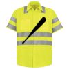 Men's High Visibility Safety Short Sleeve Work Shirt Thumbnail