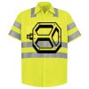 Men's High Visibility Safety Short Sleeve Work Shirt Thumbnail