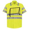 Men's High Visibility Safety Short Sleeve Work Shirt Thumbnail