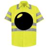 Men's High Visibility Safety Short Sleeve Work Shirt Thumbnail