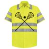 Men's High Visibility Safety Short Sleeve Work Shirt Thumbnail