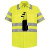 Men's High Visibility Safety Short Sleeve Work Shirt Thumbnail