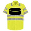 Men's High Visibility Safety Short Sleeve Work Shirt Thumbnail