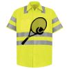 Men's High Visibility Safety Short Sleeve Work Shirt Thumbnail
