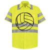 Men's High Visibility Safety Short Sleeve Work Shirt Thumbnail