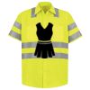 Men's High Visibility Safety Short Sleeve Work Shirt Thumbnail