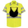Men's High Visibility Safety Short Sleeve Work Shirt Thumbnail