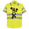 Men's High Visibility Safety Short Sleeve Work Shirt Thumbnail