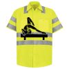 Men's High Visibility Safety Short Sleeve Work Shirt Thumbnail