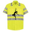 Men's High Visibility Safety Short Sleeve Work Shirt Thumbnail