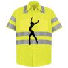 Men's High Visibility Safety Short Sleeve Work Shirt Thumbnail