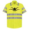 Men's High Visibility Safety Short Sleeve Work Shirt Thumbnail