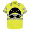 Men's High Visibility Safety Short Sleeve Work Shirt Thumbnail