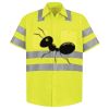 Men's High Visibility Safety Short Sleeve Work Shirt Thumbnail