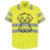 Men's High Visibility Safety Short Sleeve Work Shirt Thumbnail