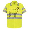 Men's High Visibility Safety Short Sleeve Work Shirt Thumbnail