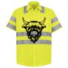 Men's High Visibility Safety Short Sleeve Work Shirt Thumbnail