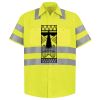 Men's High Visibility Safety Short Sleeve Work Shirt Thumbnail