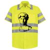 Men's High Visibility Safety Short Sleeve Work Shirt Thumbnail