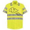 Men's High Visibility Safety Short Sleeve Work Shirt Thumbnail