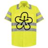 Men's High Visibility Safety Short Sleeve Work Shirt Thumbnail