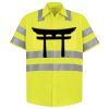 Men's High Visibility Safety Short Sleeve Work Shirt Thumbnail