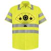 Men's High Visibility Safety Short Sleeve Work Shirt Thumbnail